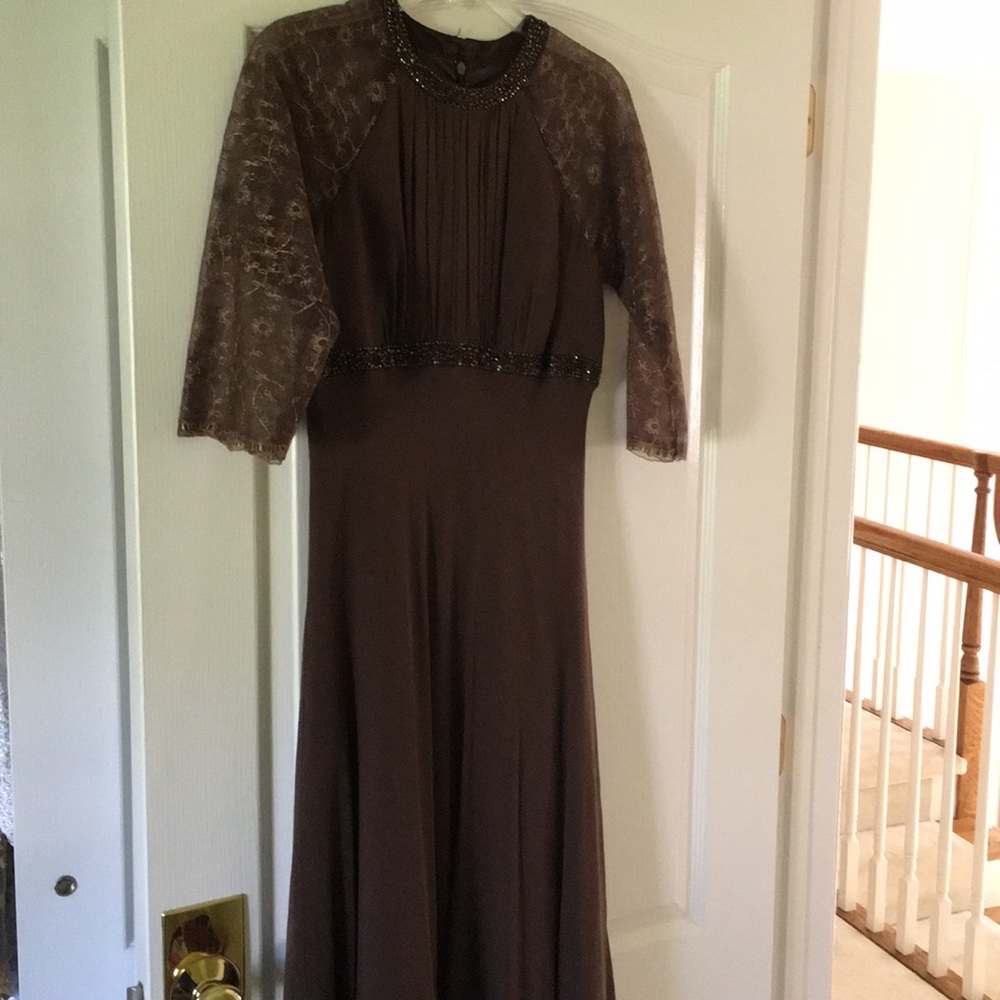 Elegant silk evening dress